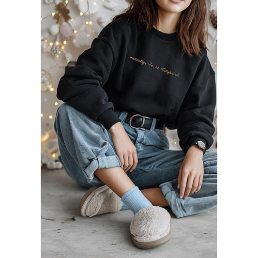 Embroidered Lallybroch Sweatshirt: Outlander Inspired Crewneck