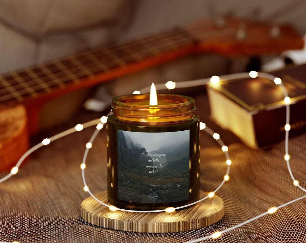 Outlander Inspired Candle for Cozy Nights