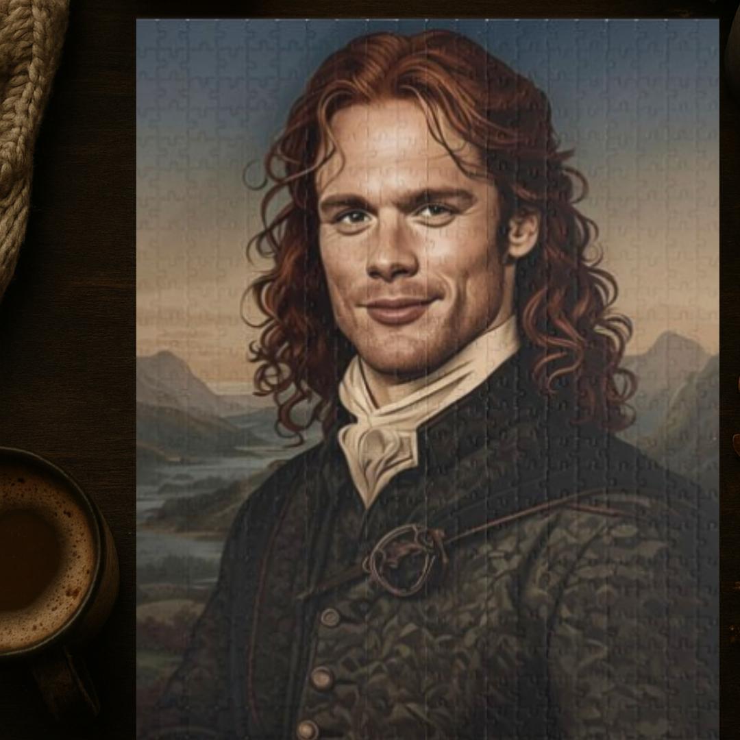 Highlander Puzzle, Jamie Fraser Inspired