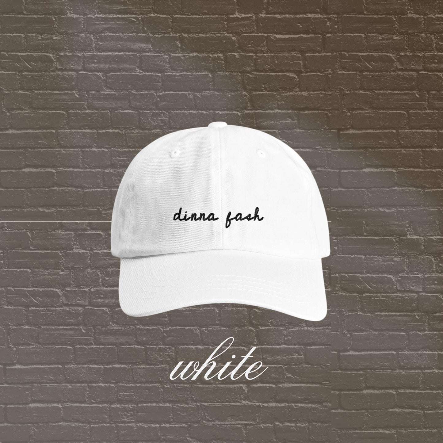 Dinna Fash Embroidered Baseball Hat | Outlander Inspired Scottish Gift