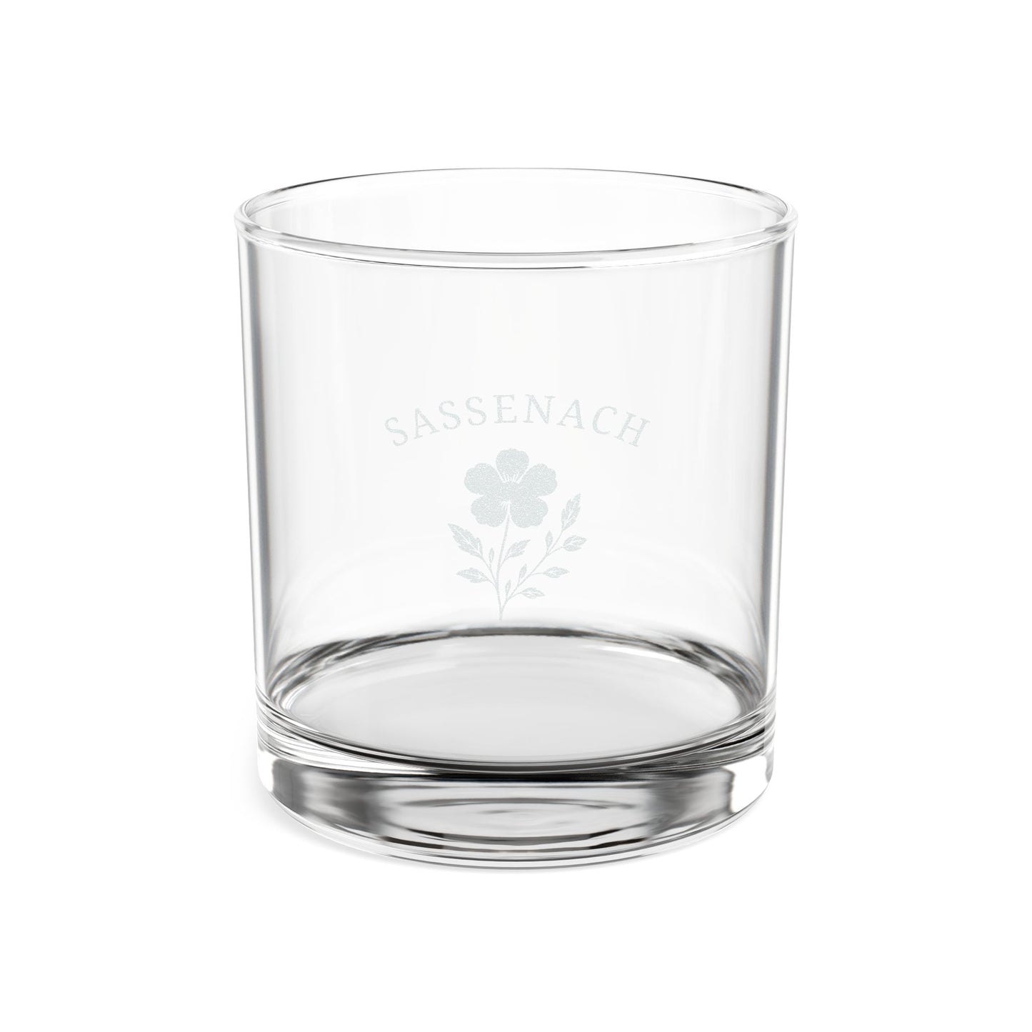 Engraved Sassenach Whiskey Glass, Outlander Fan Gift