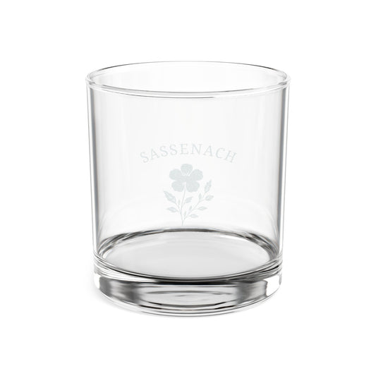 Engraved Sassenach Whiskey Glass, Outlander Fan Gift