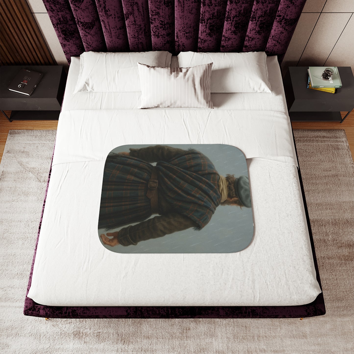 Outlander Highlander Tartan Blanket | Outlander Inspired Scottish Throw | Cozy Celtic Home Decor | Sassenach Gift