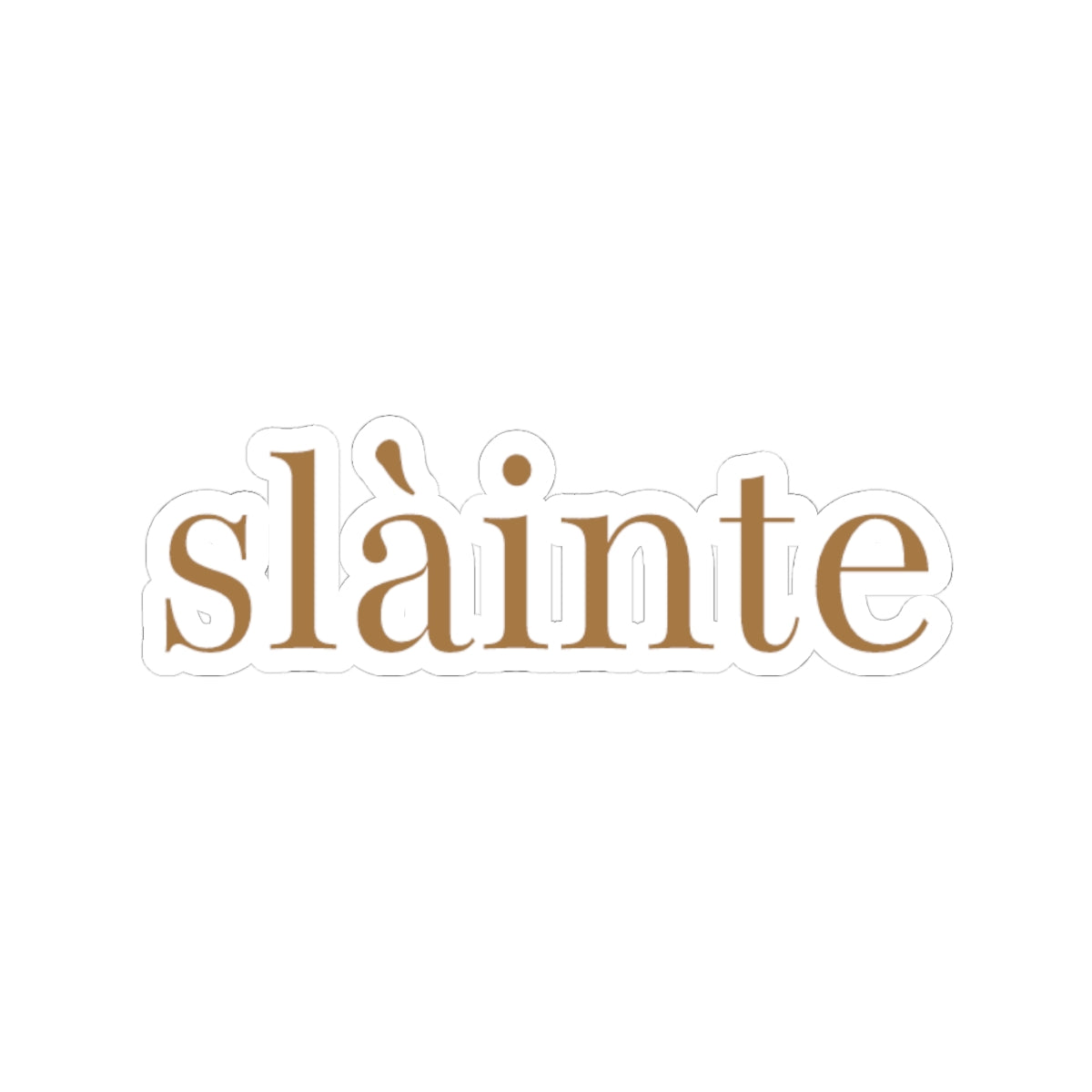 Sláinte Sticker | Gaelic Cheers Decal | Scottish Drinking Sticker | Outlander Inspired | Fun Vinyl Sticker | Laptop or Water Bottle