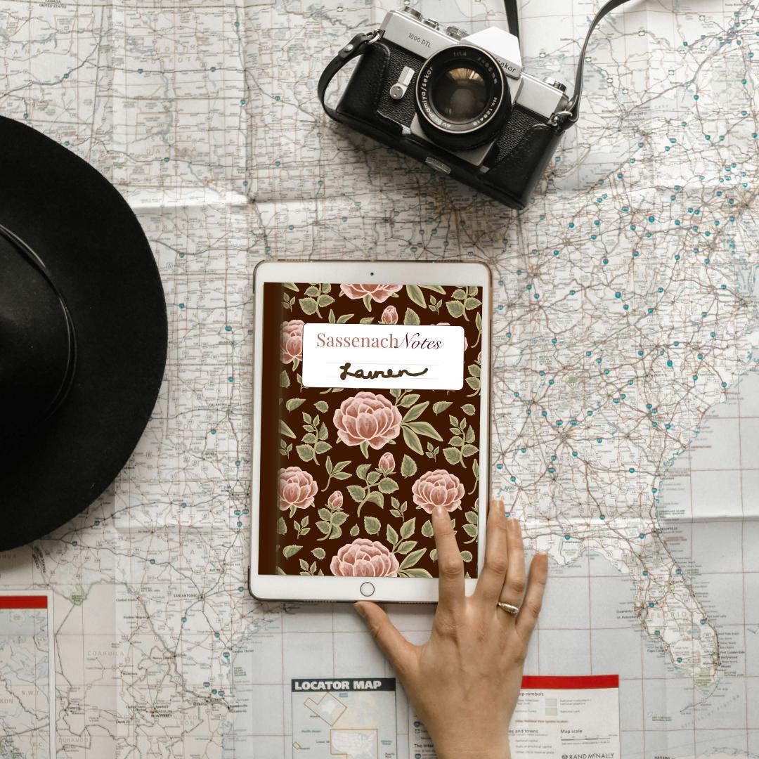 Sassenach Digital Notebook | Outlander Inspired Journal for GoodNotes, Notability, iPad | Printable Planner Pages