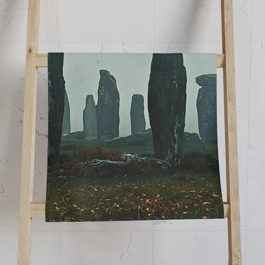 Stonehenge Hand Towel: Mystical Craigh Na Dun Decor