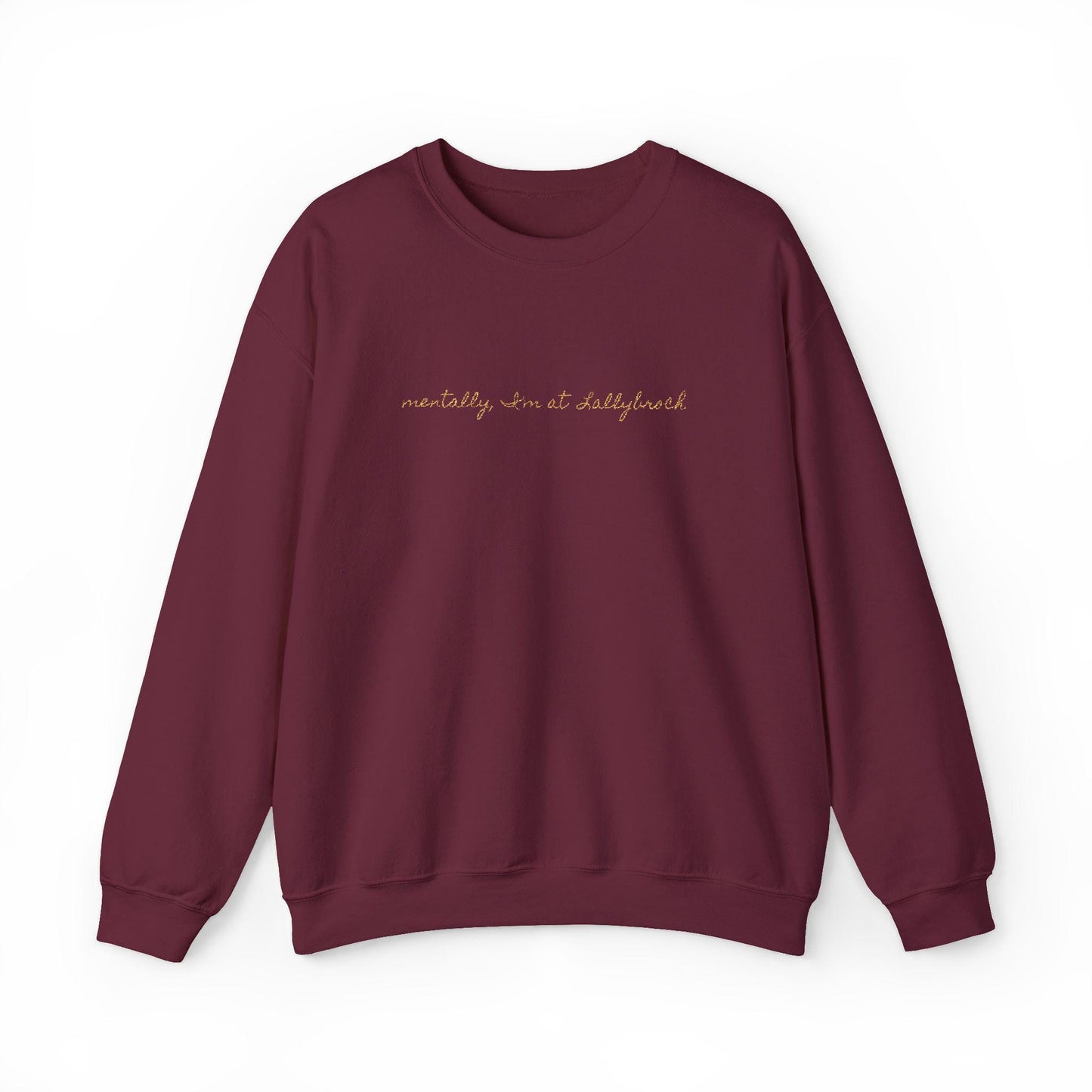 Embroidered Lallybroch Sweatshirt: Outlander Inspired Crewneck