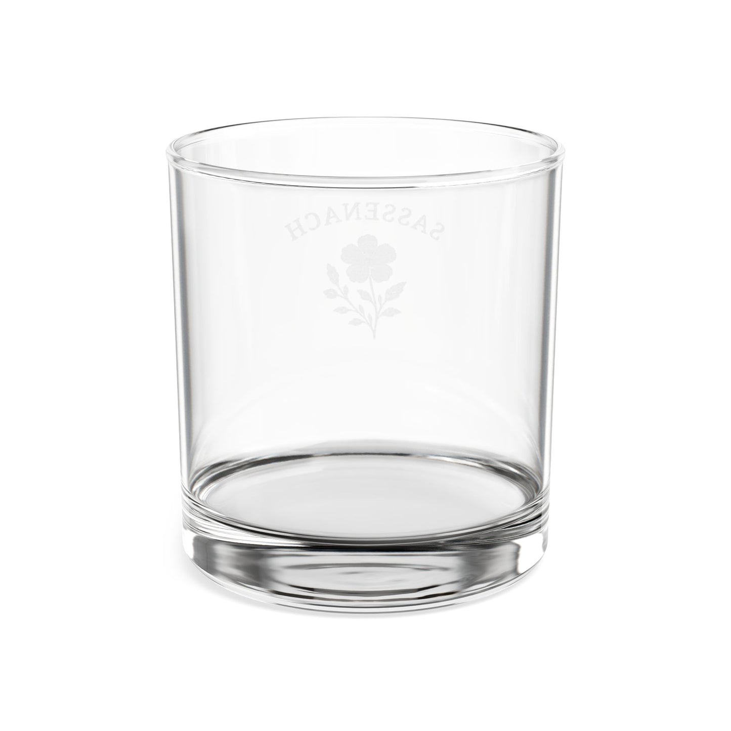 Engraved Sassenach Whiskey Glass, Outlander Fan Gift