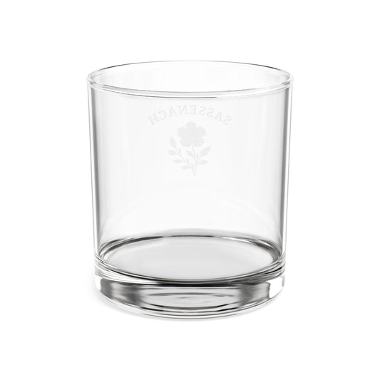 Engraved Sassenach Whiskey Glass, Outlander Fan Gift