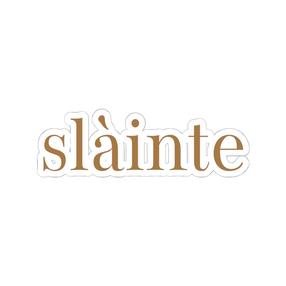 Sláinte Sticker | Gaelic Cheers Decal | Scottish Drinking Sticker | Outlander Inspired | Fun Vinyl Sticker | Laptop or Water Bottle