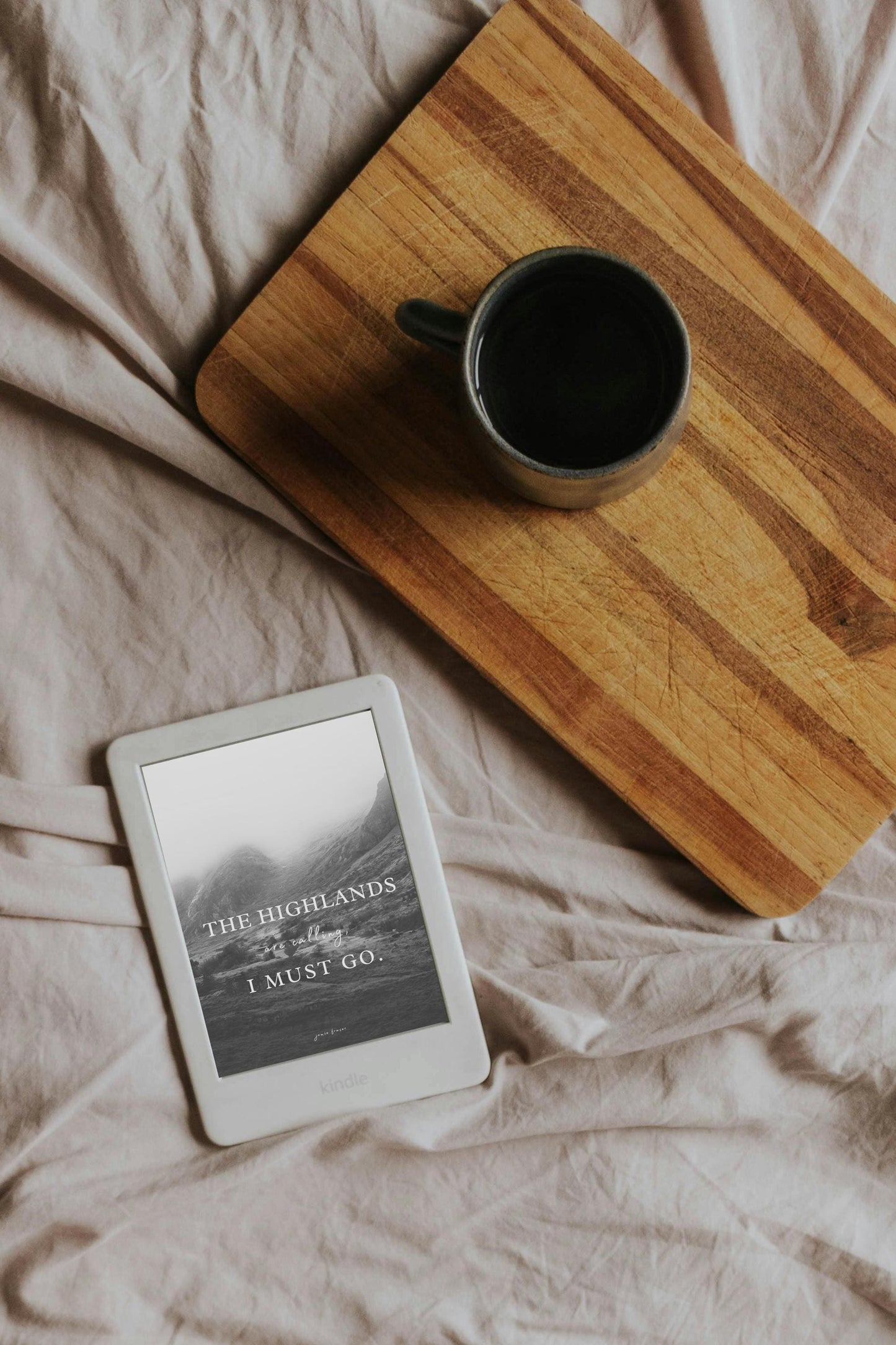 Outlander Inspired Kindle Lockscreen Bundle: 5 Scottish Highlands Wallpapers (Digital Download)