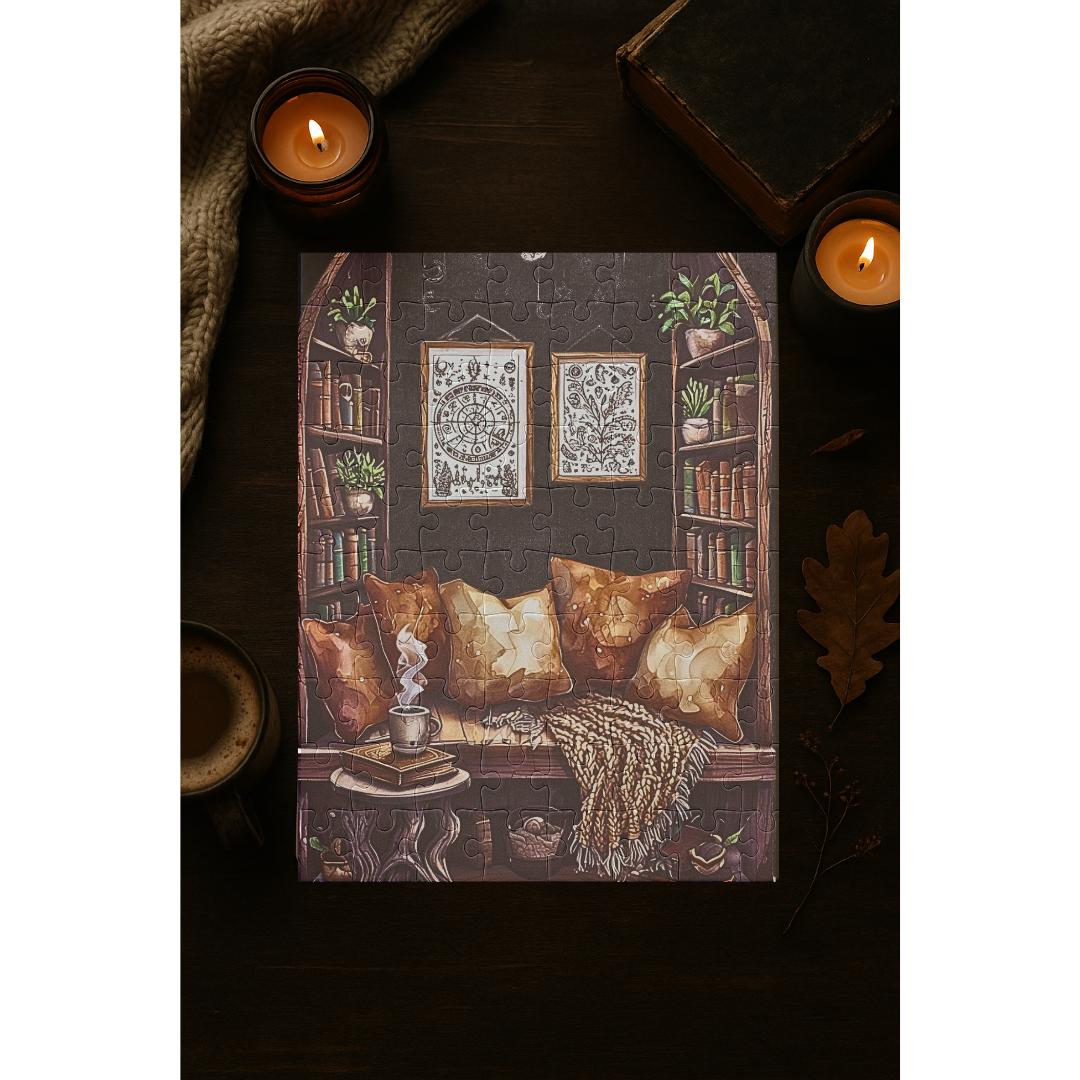 Witch's Cottage Hand Drawn Jigsaw Puzzle