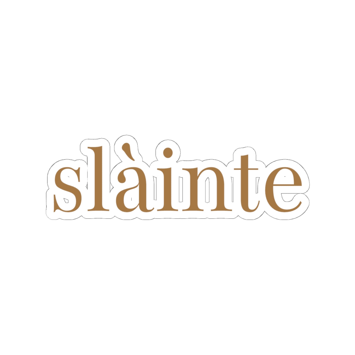 Sláinte Sticker | Gaelic Cheers Decal | Scottish Drinking Sticker | Outlander Inspired | Fun Vinyl Sticker | Laptop or Water Bottle