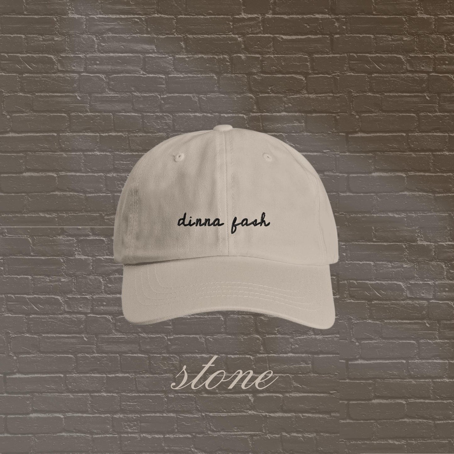 Dinna Fash Embroidered Baseball Hat | Outlander Inspired Scottish Gift