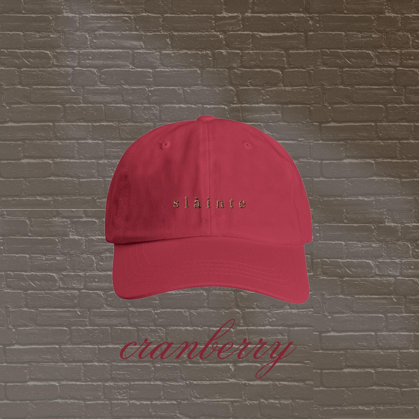 Slàinte Embroidered Hat - Scottish-inspired - Outlander Inspired Cotton Cap for Everyday Wear - Adjustable & Comfy