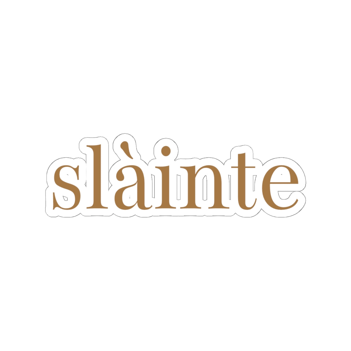 Sláinte Sticker | Gaelic Cheers Decal | Scottish Drinking Sticker | Outlander Inspired | Fun Vinyl Sticker | Laptop or Water Bottle