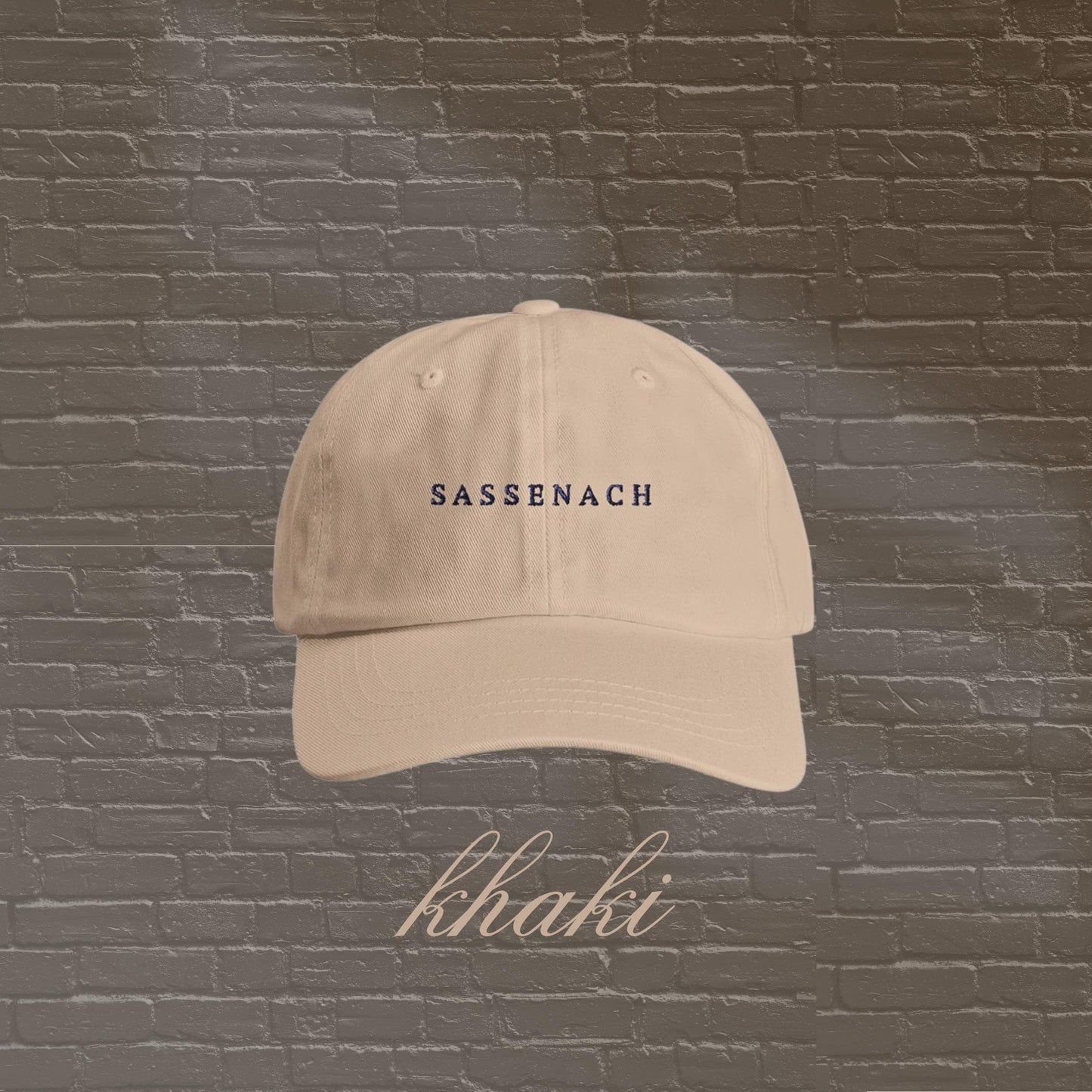 Sassenach Embroidered Hat - Outlander Inspired Cotton Cap for Everyday Wear - Adjustable & Comfy
