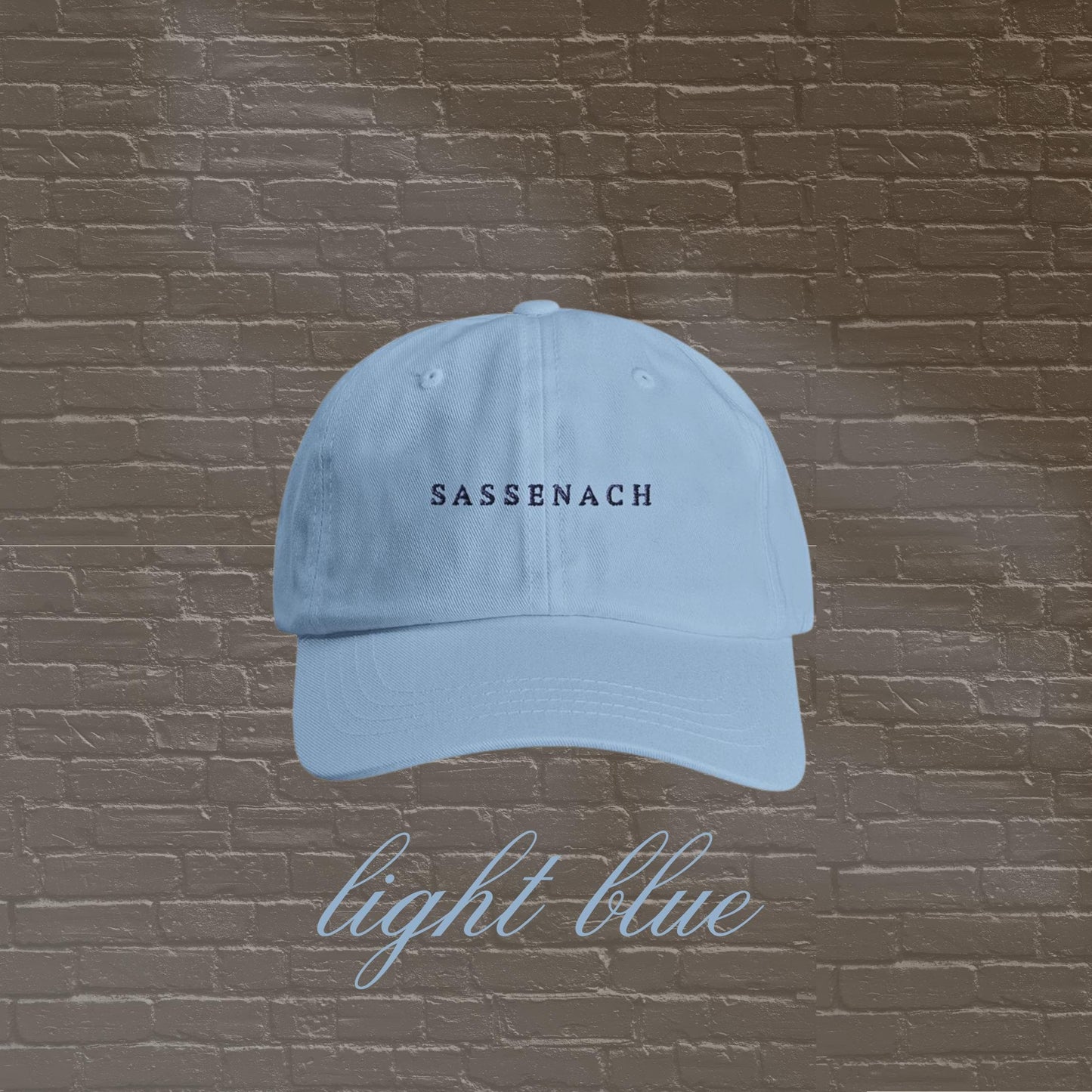 Sassenach Embroidered Hat - Outlander Inspired Cotton Cap for Everyday Wear - Adjustable & Comfy