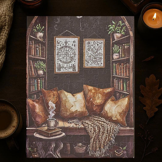 Witch's Cottage Hand Drawn Jigsaw Puzzle