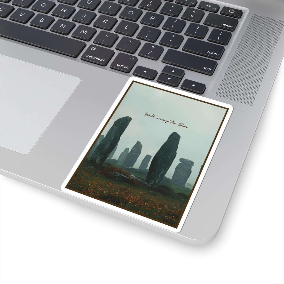 Outlander Craigh Na Dun Stickers: Scottish Romance TV Show Fan Art