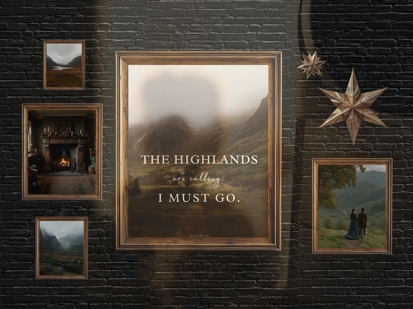 Outlander Inspired Art Print Set: Digital Download Artwork