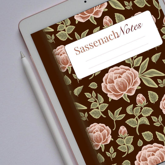 Sassenach Digital Notebook | Outlander Inspired Journal for GoodNotes, Notability, iPad | Printable Planner Pages