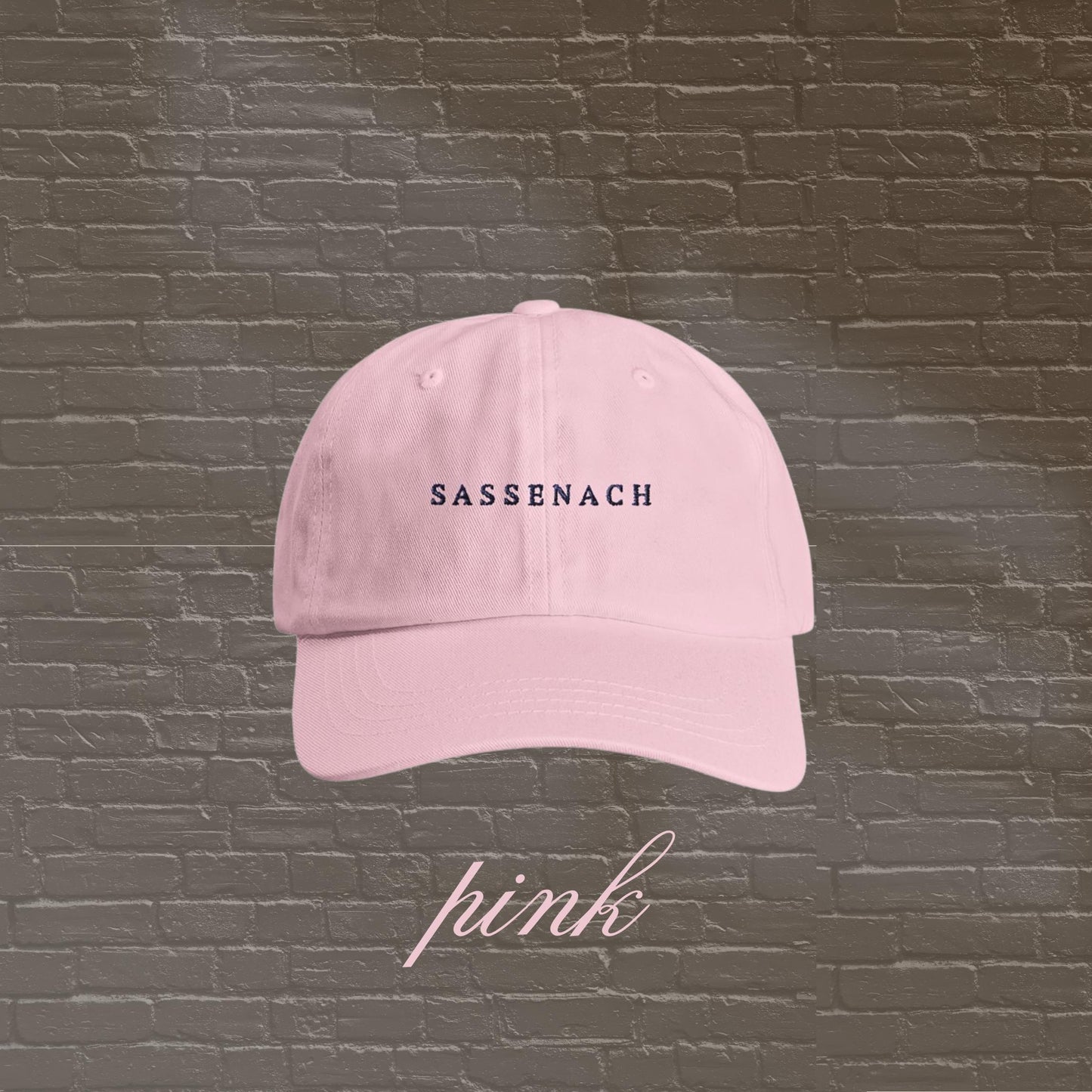 Sassenach Embroidered Hat - Outlander Inspired Cotton Cap for Everyday Wear - Adjustable & Comfy