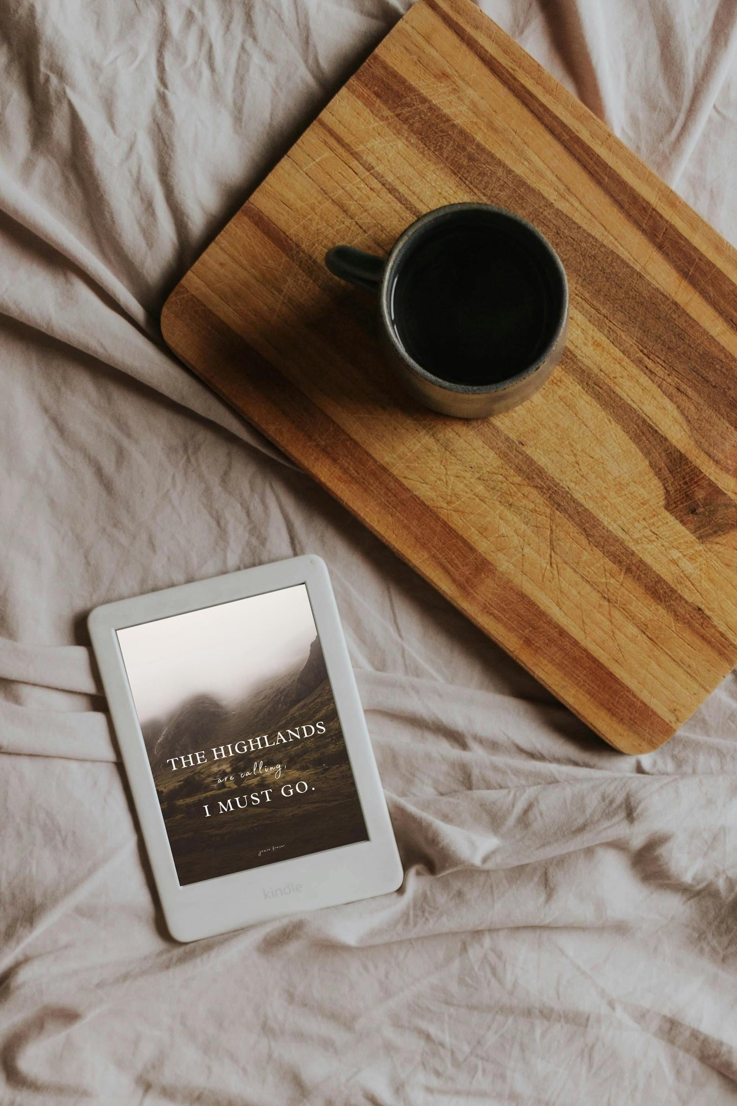 Outlander Inspired Kindle Lockscreen Bundle: 5 Scottish Highlands Wallpapers (Digital Download)