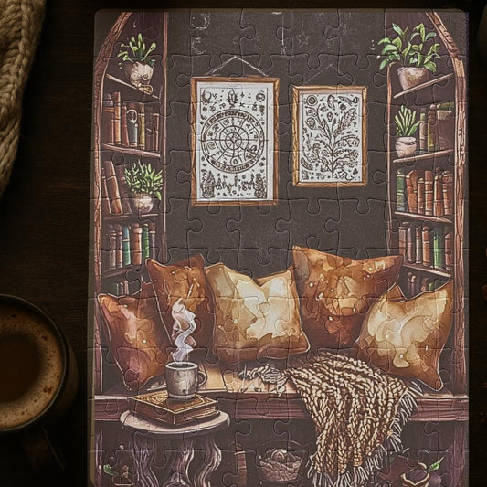 Witch's Cottage Hand Drawn Jigsaw Puzzle