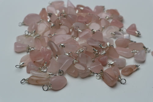 Rose Quartz Single Pendant
