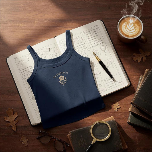 Embroidered Sassenach Ribbed Tank | Outlander Inspired