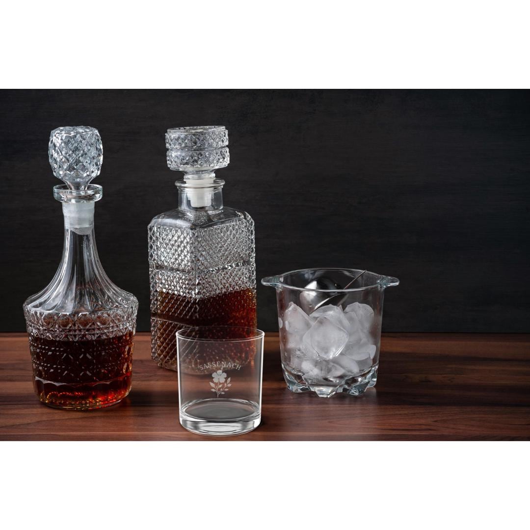 Engraved Sassenach Whiskey Glass